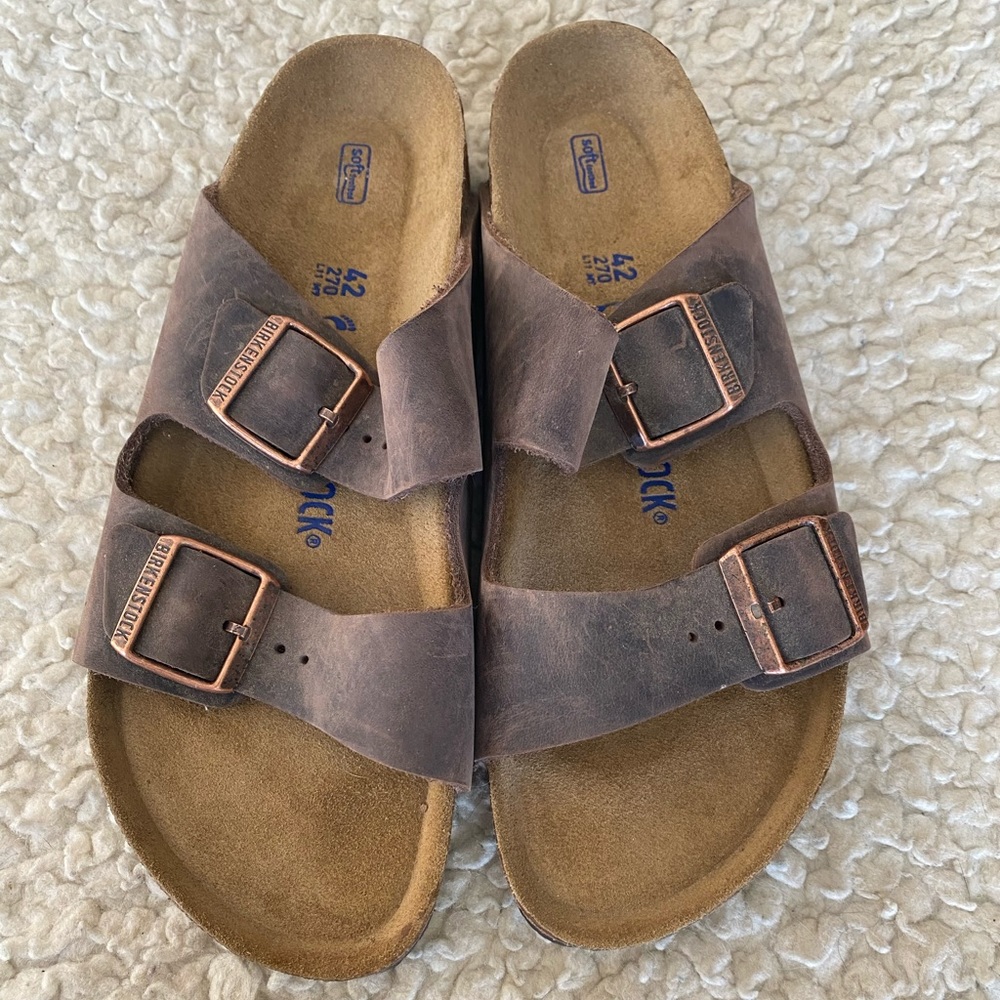 NWOT Birkenstock Men's Arizona Sandal Leather